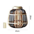 Decorative Lantern Bamboo LED Illuminated | Kelmera