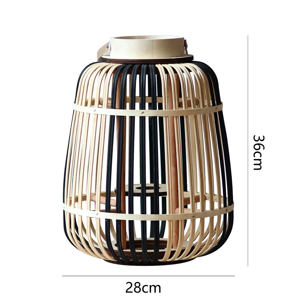 Decorative Lantern Bamboo LED Illuminated | Kelmera