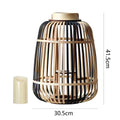 Decorative Lantern Bamboo LED Illuminated | Kelmera