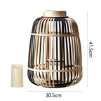 Decorative Lantern Bamboo LED Illuminated | Kelmera