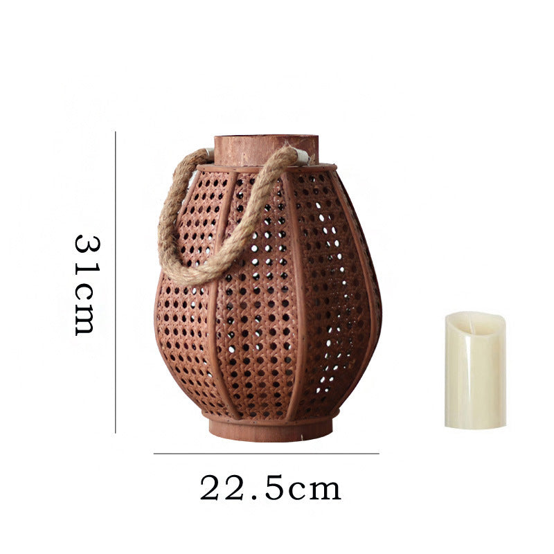 Decorative Lantern Holder made of Natural Material | Kelmera