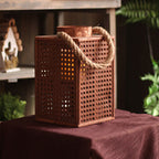 Decorative Lantern Holder made of Natural Material | Kelmera