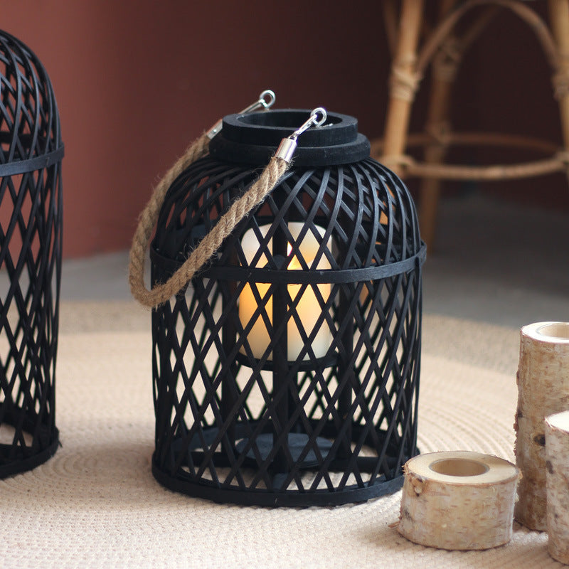 Decorative Lantern made of Braided Material | Kelmera
