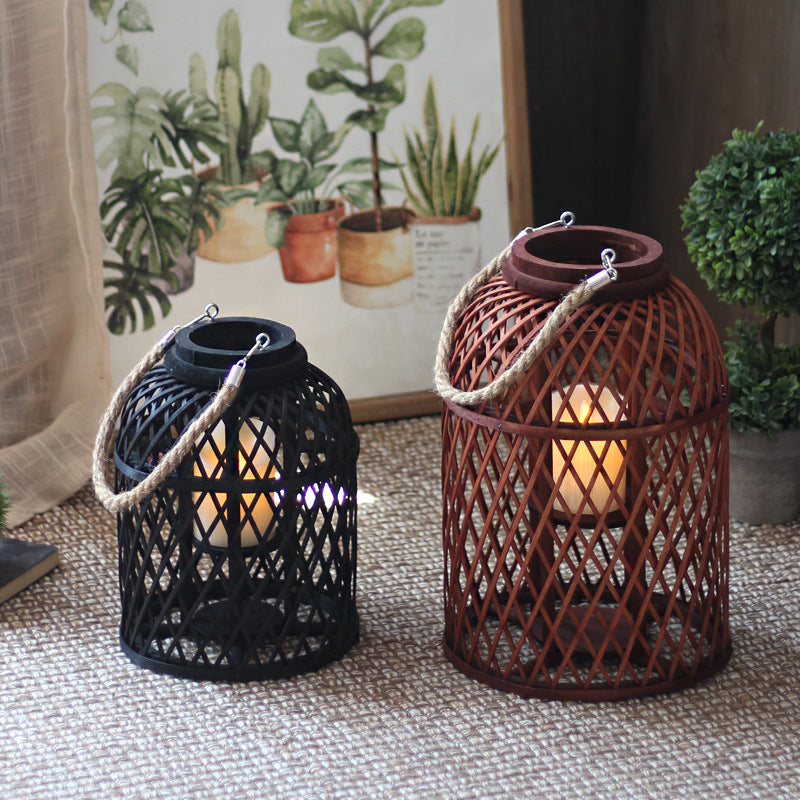 Decorative Lantern made of Braided Material | Kelmera