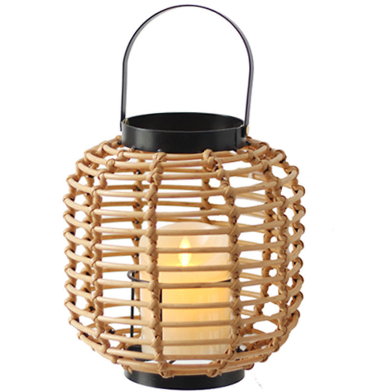 Decorative Lantern made of Braided Rattan | Kelmera