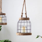 Decorative Lantern made of Metal and Glass | Kelmera