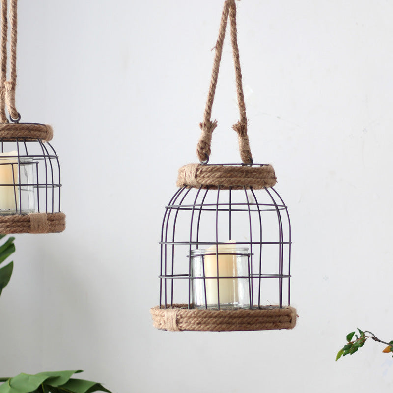 Decorative Lantern made of Metal and Glass | Kelmera