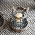 Decorative Lantern made of Metal and Glass | Kelmera