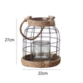 Decorative Lantern made of Metal and Glass | Kelmera