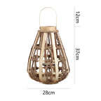 Decorative Lantern made of Rattan | Kelmera
