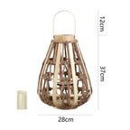 Decorative Lantern made of Rattan | Kelmera