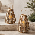 Decorative Lantern made of Rattan | Kelmera