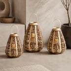 Decorative Lantern made of Rattan | Kelmera