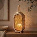 Decorative Lantern Stand Wood Handcrafted | Kelmera