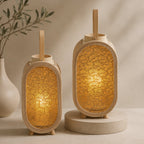 Decorative Lantern Stand Wood Handcrafted | Kelmera