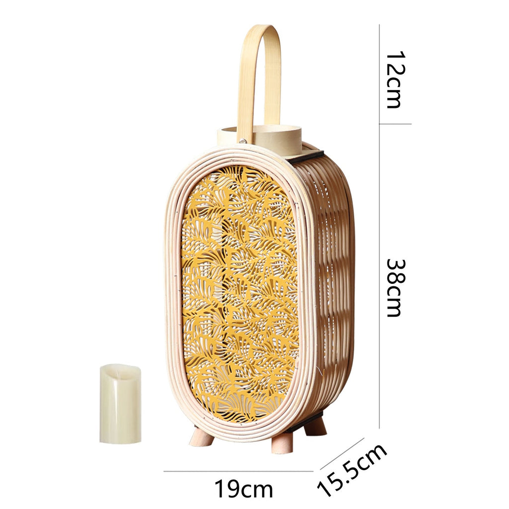 Decorative Lantern Stand Wood Handcrafted | Kelmera