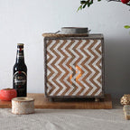 Decorative Lantern with Zigzag Pattern | Kelmera