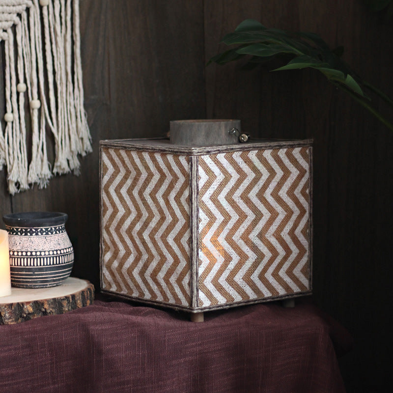 Decorative Lantern with Zigzag Pattern | Kelmera