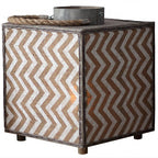 Decorative Lantern with Zigzag Pattern | Kelmera