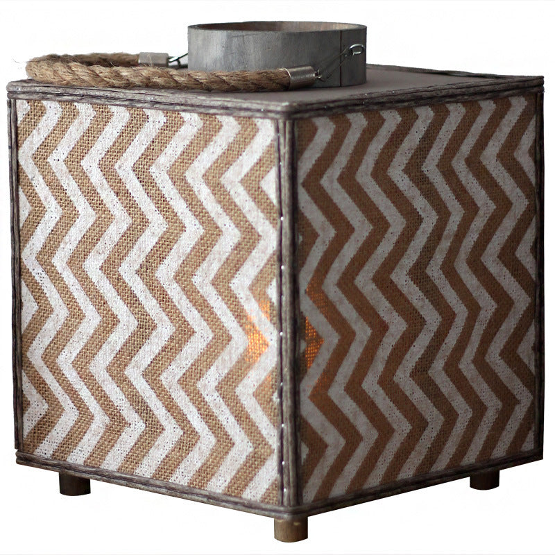 Decorative Lantern with Zigzag Pattern | Kelmera