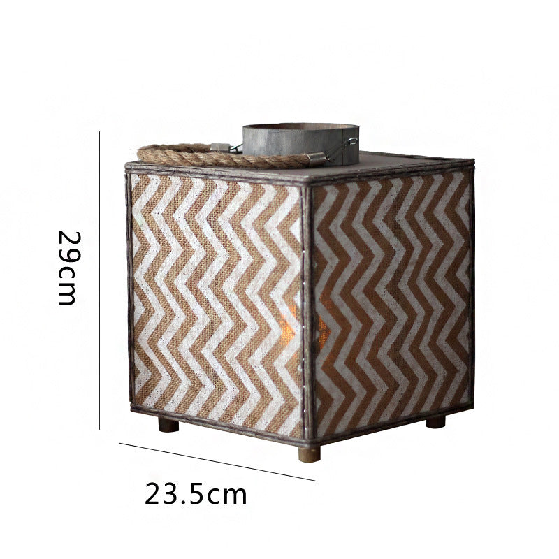 Decorative Lantern with Zigzag Pattern | Kelmera
