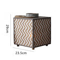 Decorative Lantern with Zigzag Pattern | Kelmera