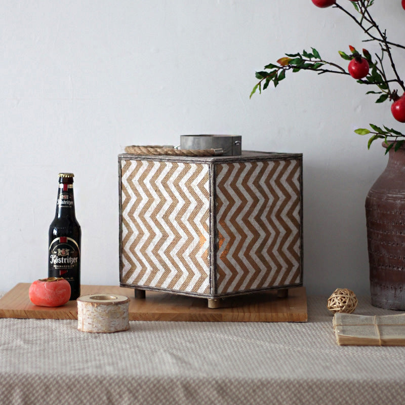 Decorative Lantern with Zigzag Pattern | Kelmera