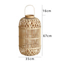 Decorative Lantern Woven Natural Fiber Hanging | Kelmera