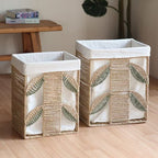 Decorative Laundry Basket Cotton Textile | Kelmera