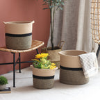 Decorative Laundry Basket made of Woven Material | Kelmera