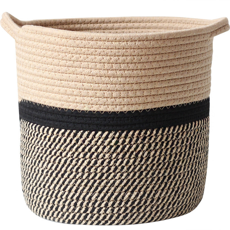 Decorative Laundry Basket made of Woven Material | Kelmera