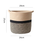 Decorative Laundry Basket made of Woven Material | Kelmera