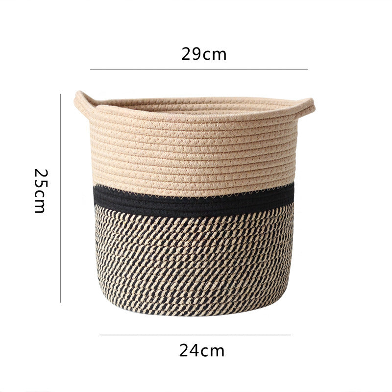 Decorative Laundry Basket made of Woven Material | Kelmera