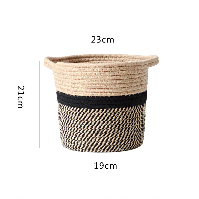 Decorative Laundry Basket made of Woven Material | Kelmera