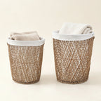 Decorative Laundry Basket with Lid | Kelmera