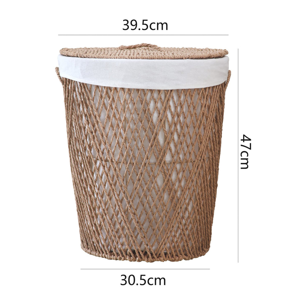 Decorative Laundry Basket with Lid | Kelmera