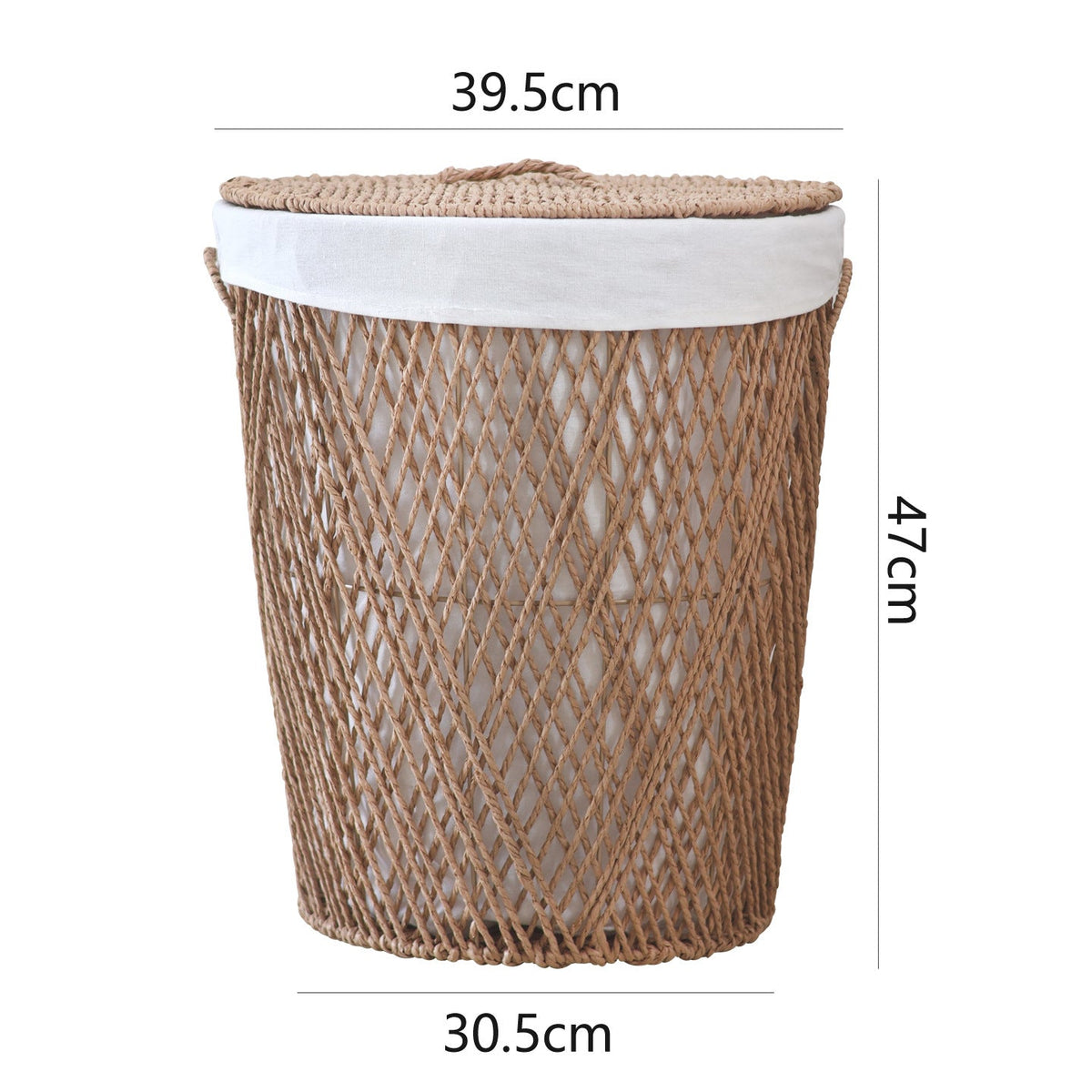 Decorative Laundry Basket with Lid | Kelmera