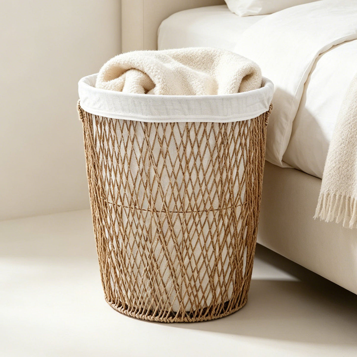 Decorative Laundry Basket with Lid | Kelmera