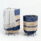 Decorative Laundry Basket with Metal Legs | Kelmera