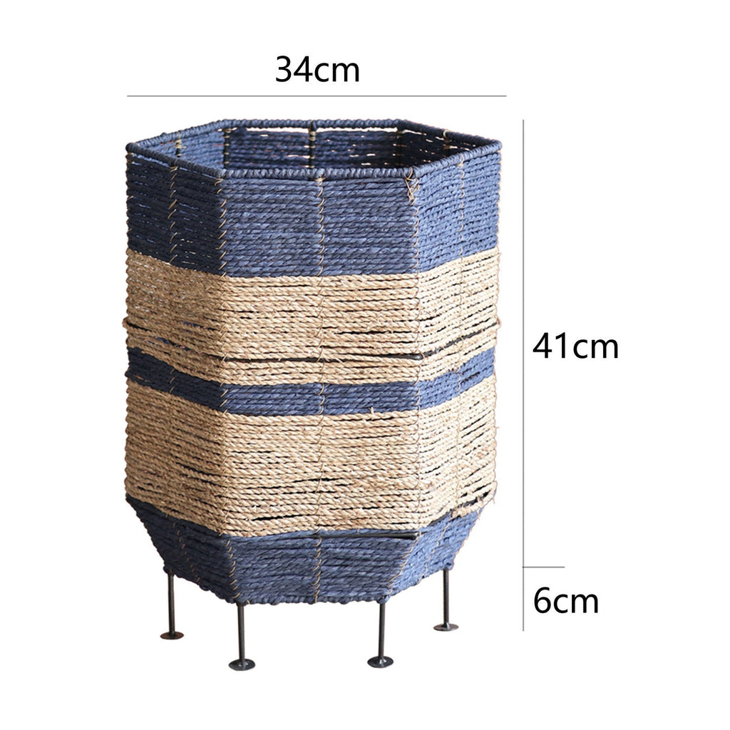 Decorative Laundry Basket with Metal Legs | Kelmera