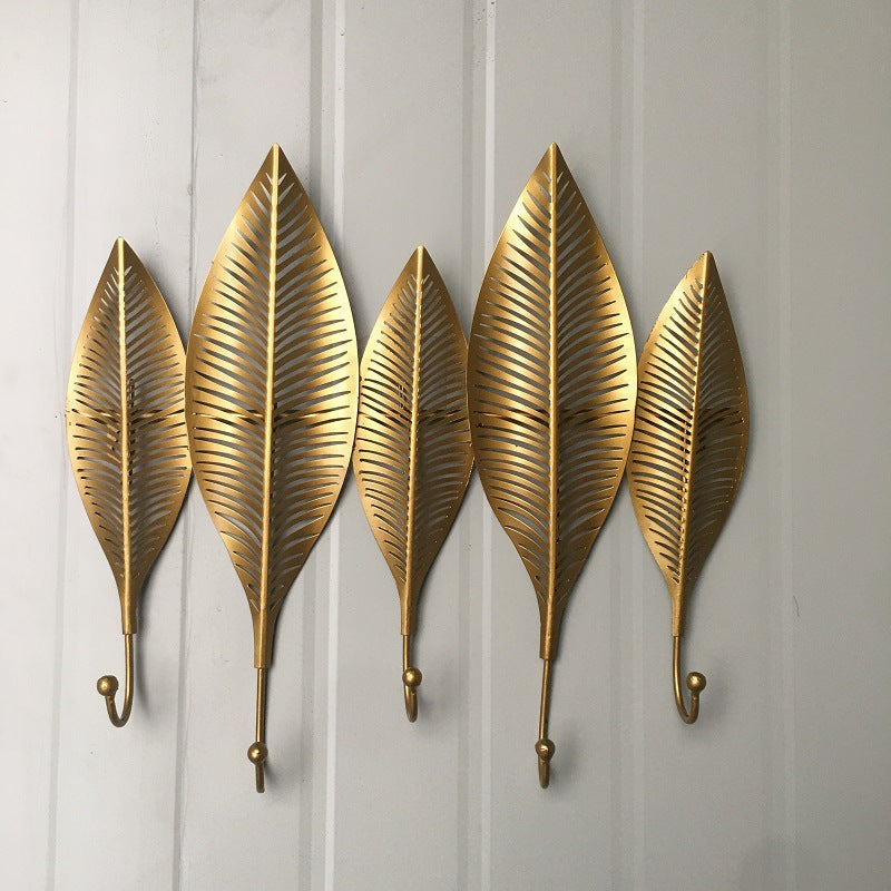 Decorative Leaf Wall Hook Rack | Kelmera