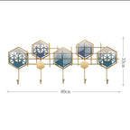 Decorative Leaf Wall Hook Rack | Kelmera