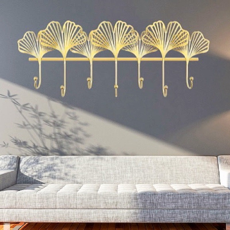 Decorative Leaf Wall Hook Rack | Kelmera