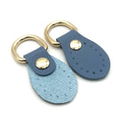 Decorative Leather Sky Blue White | Kelmera