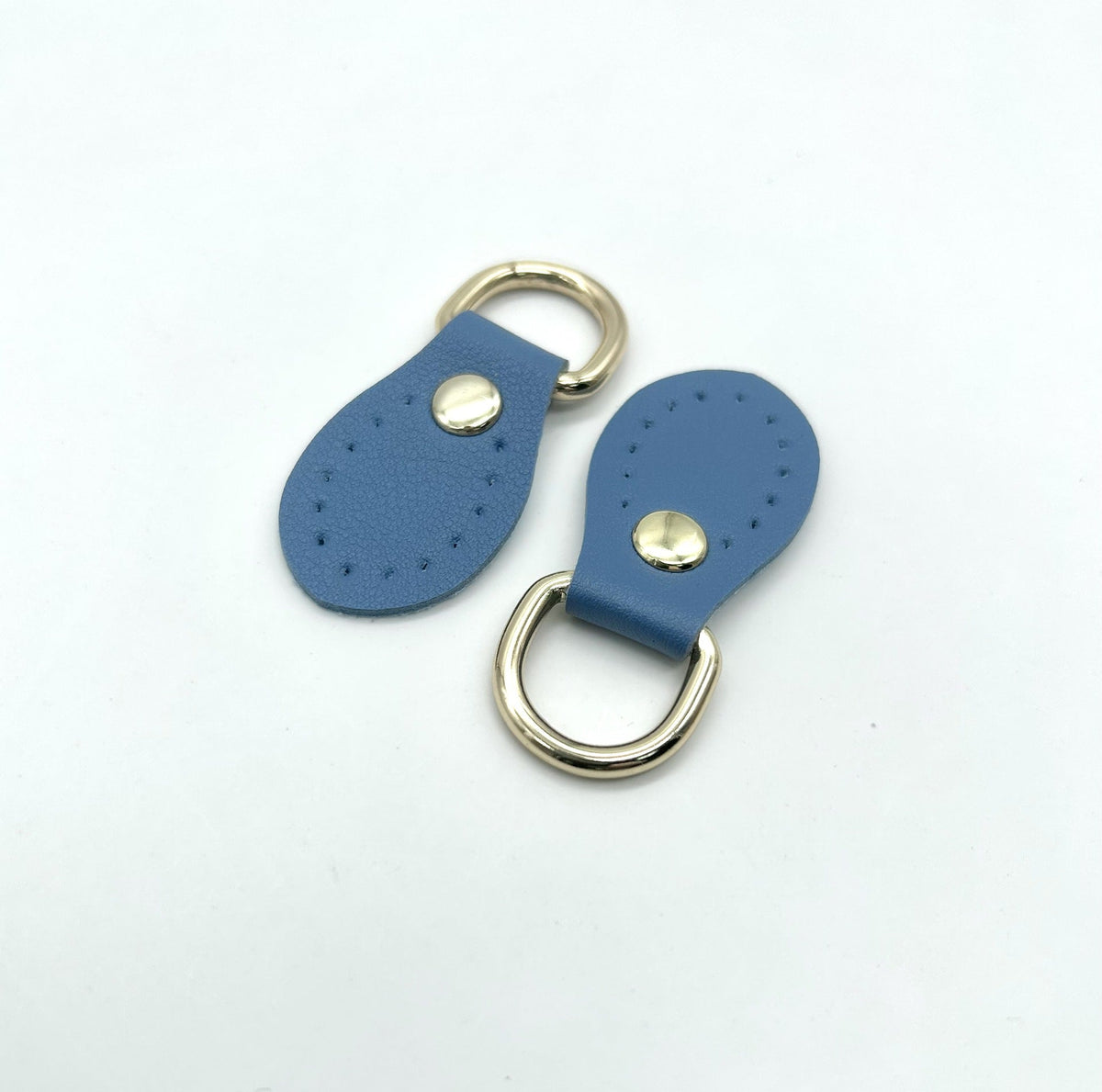 Decorative Leather Sky Blue White | Kelmera