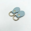 Decorative Leather Sky Blue White | Kelmera