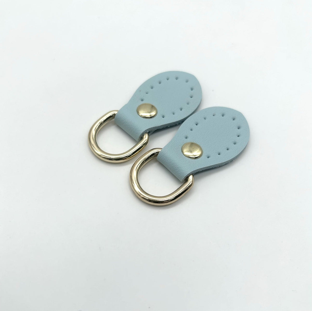 Decorative Leather Sky Blue White | Kelmera