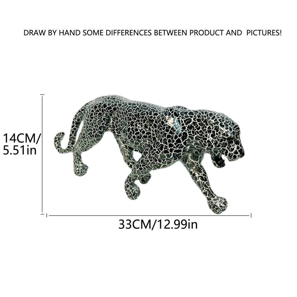 Decorative Leopard Figure made of Resin | Kelmera
