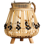 Decorative Light Source with Natural Rattan | Kelmera