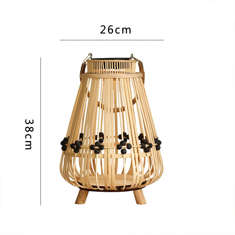Decorative Light Source with Natural Rattan | Kelmera